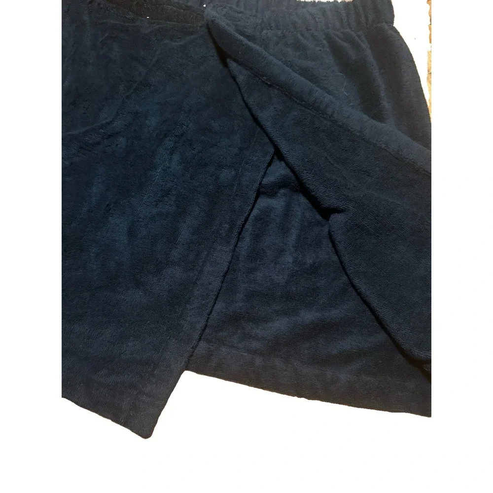 Polo Ralph Lauren Sauna Towel Bath Wrap Blue Hook & Loop Fastener Logo NWT